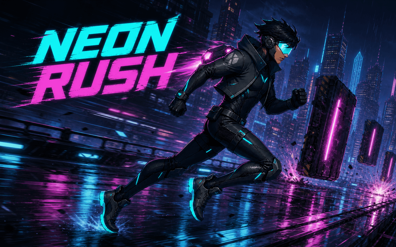 Neon Rush cover art