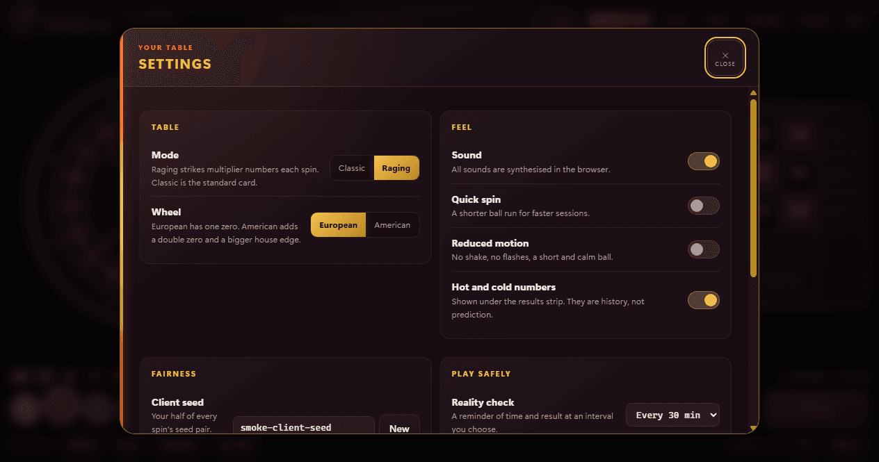 Raging Roulette gameplay screenshot 3